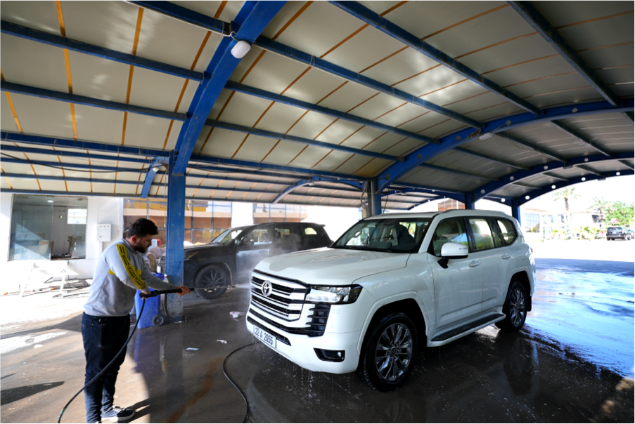 Car wash service at Swan Villages