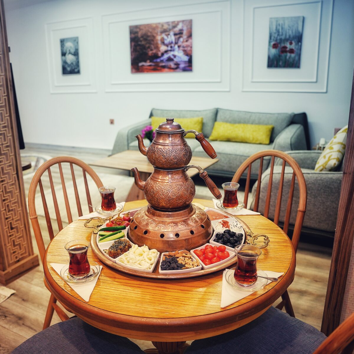 In-villa dining experience at Swan Villages